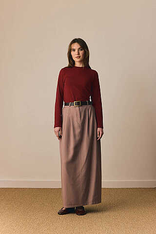 Tensel Klasik Etek Vizon - 3