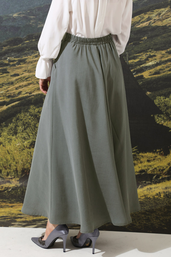 Tensel Kloş Etek Antrasit - 5