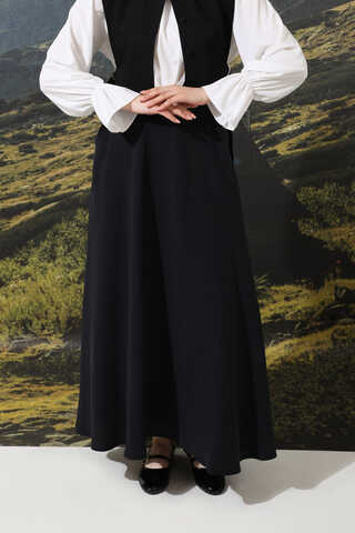 Tensel Kloş Etek Siyah - 6