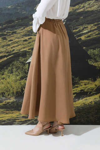 Tensel Kloş Etek Somon - 2