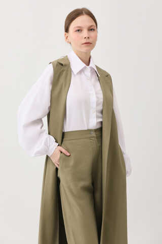 Tensel Yelekli Pantolon Takım Haki - 6