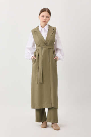 Tensel Yelekli Pantolon Takım Haki - 3