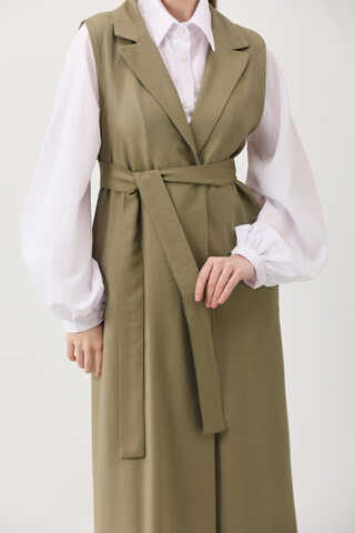 Tensel Yelekli Pantolon Takım Haki - 11