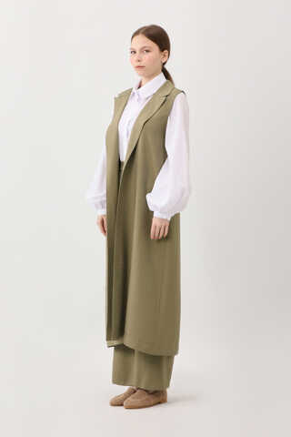 Tensel Yelekli Pantolon Takım Haki - 5