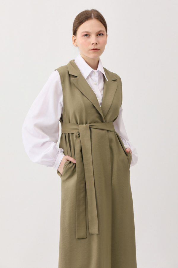 Tensel Yelekli Pantolon Takım Haki - 2