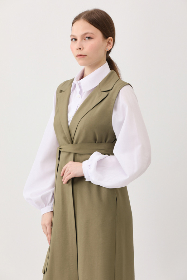 Tensel Yelekli Pantolon Takım Haki - 10