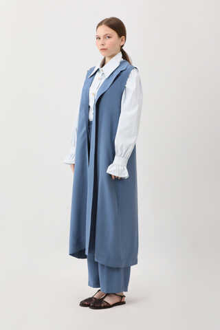 Tensel Yelekli Pantolon Takım İndigo - 2