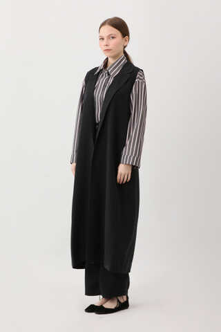 Tensel Yelekli Pantolon Takım Siyah - 5