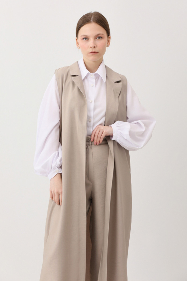 Tensel Yelekli Pantolon Takım Taş - 5