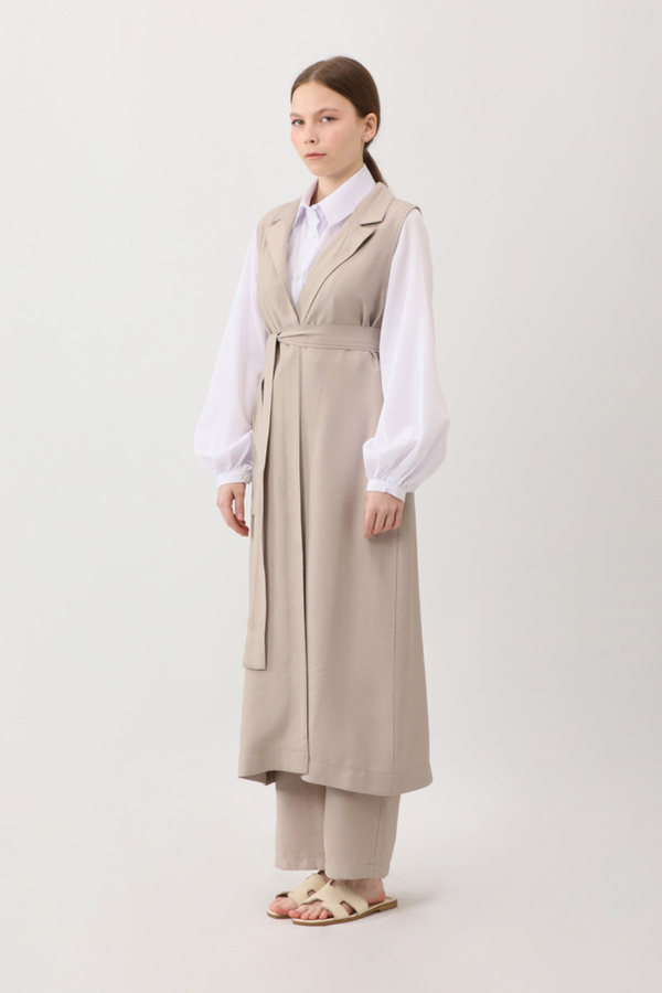 Tensel Yelekli Pantolon Takım Taş - 7