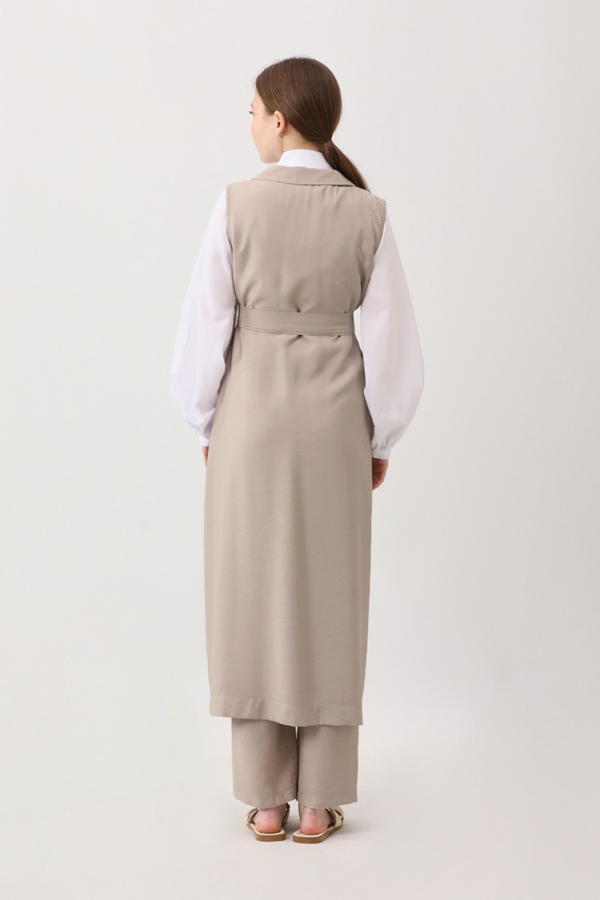 Tensel Yelekli Pantolon Takım Taş - 13