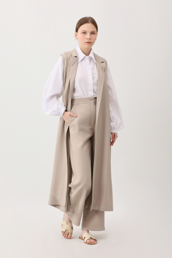 Tensel Yelekli Pantolon Takım Taş - 3