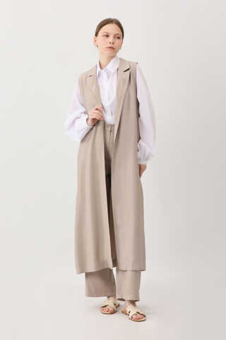 Tensel Yelekli Pantolon Takım Taş - 4