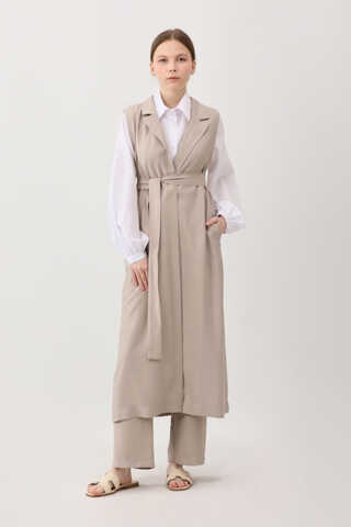 Tensel Yelekli Pantolon Takım Taş - 1