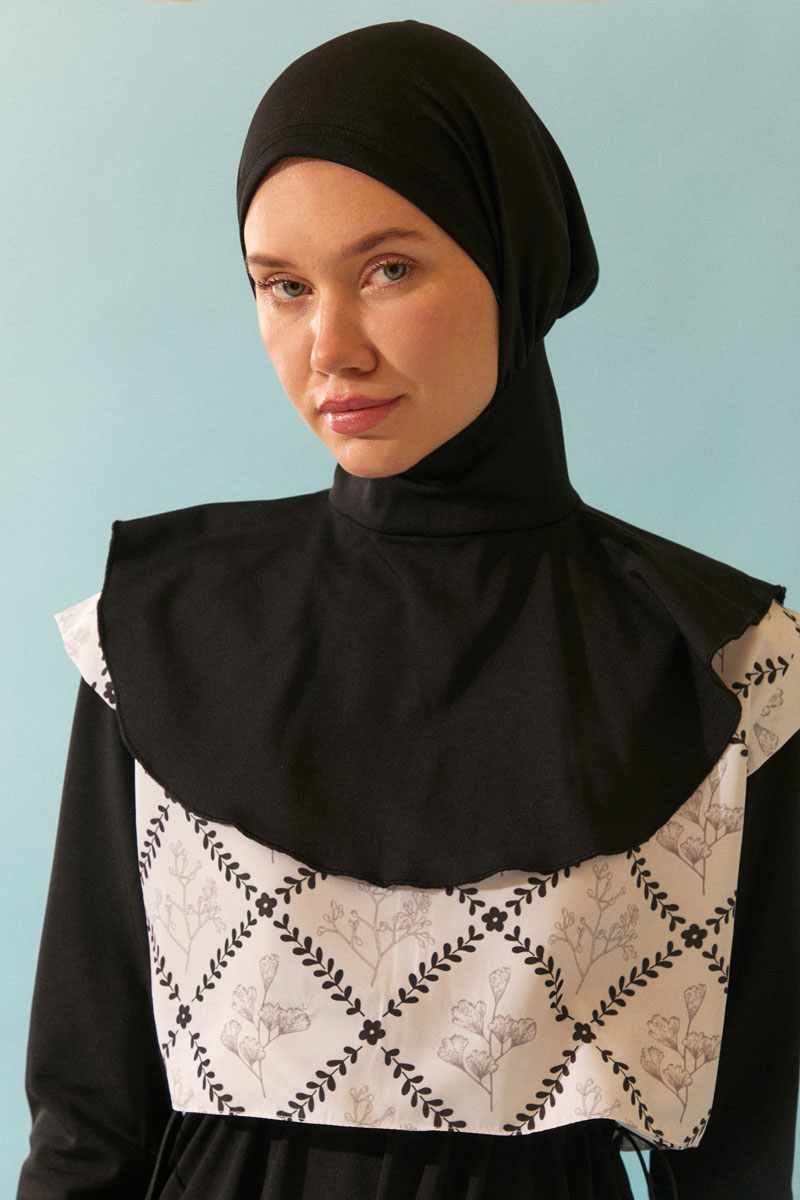 Tesettür Mayo Bonesi Siyah