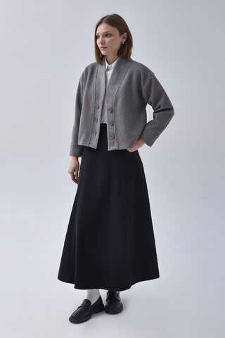 Textured Stripe Jacket Grey - 3