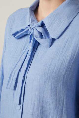 Tied Voile Shirt Baby Blue - 5
