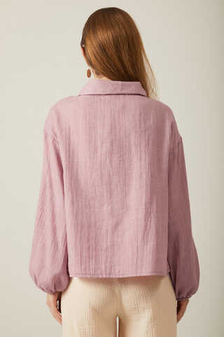 Tied Voile Shirt Powder - 9