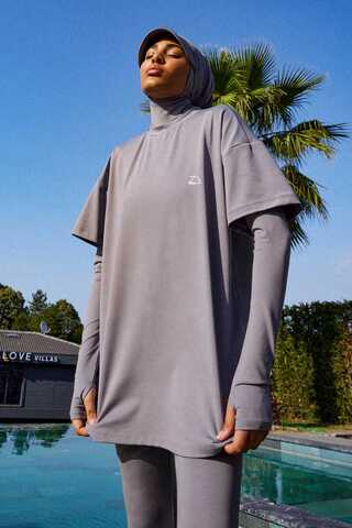 T-shirt  Mayo Gri - 1