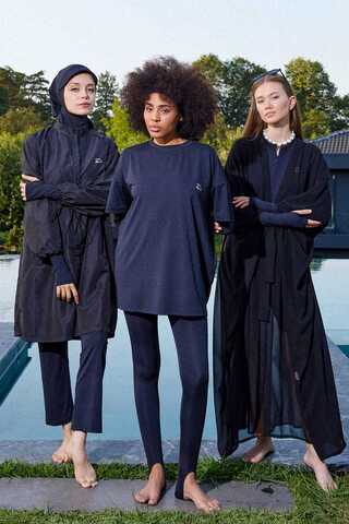 T-shirt Mayo Lacivert - 1