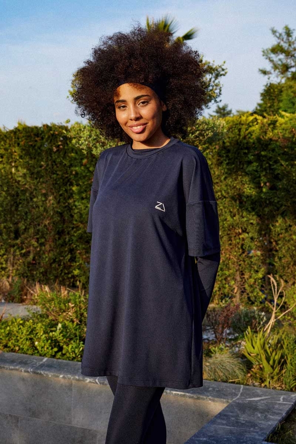 T-shirt  Mayo Lacivert - 4