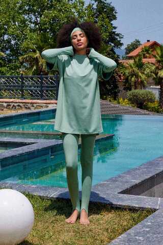 Tişört Mayo Su Yeşili - 4