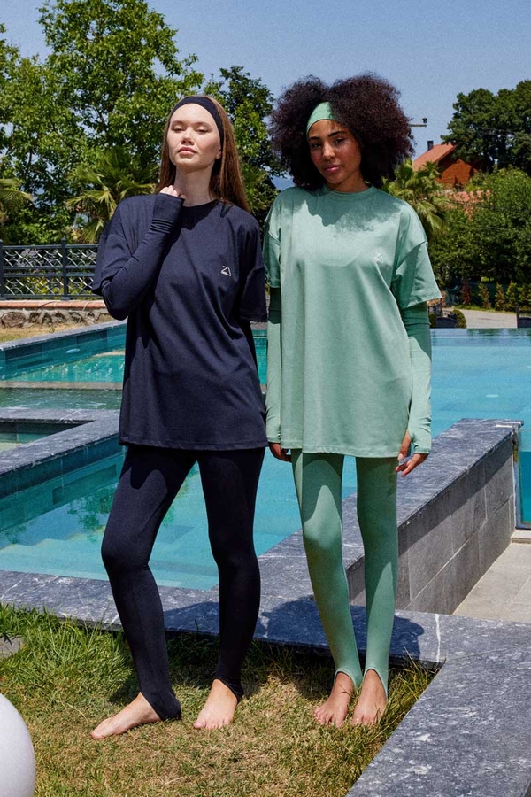 Tişört Mayo Su Yeşili 