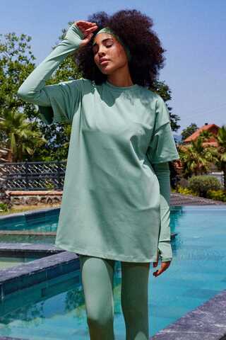 Tişört Mayo Su Yeşili - 3