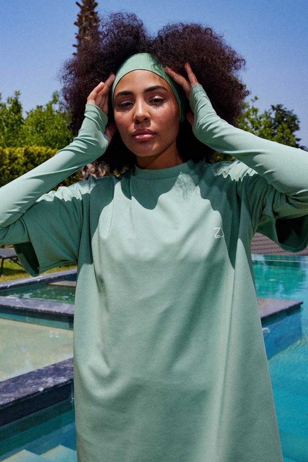 Tişört Mayo Su Yeşili - 5