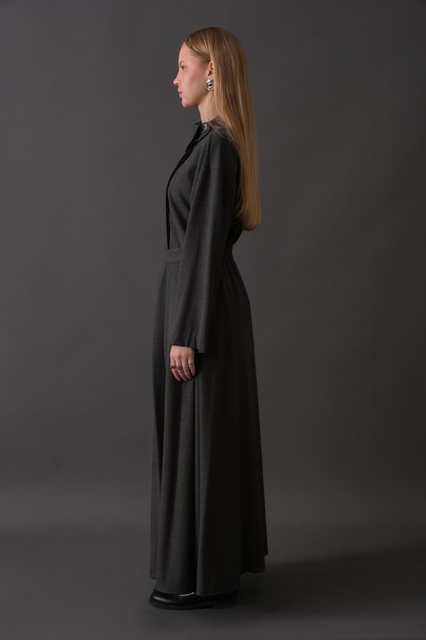 Toka Detaylı Etek Antrasit - 2