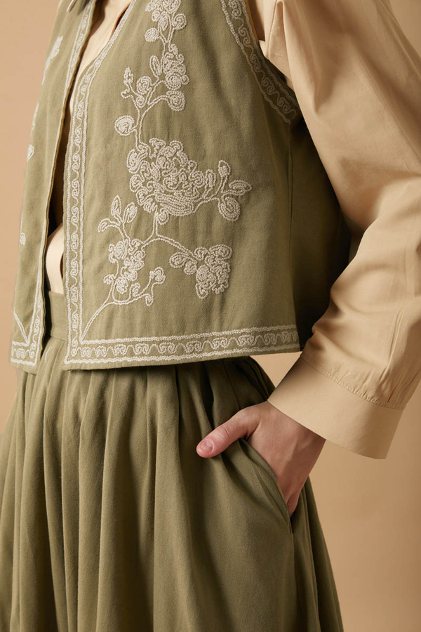 Tomurcuk Etek Takım Haki - 17