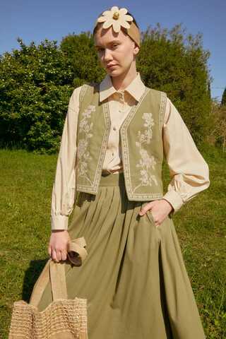 Tomurcuk Etek Takım Haki - 3