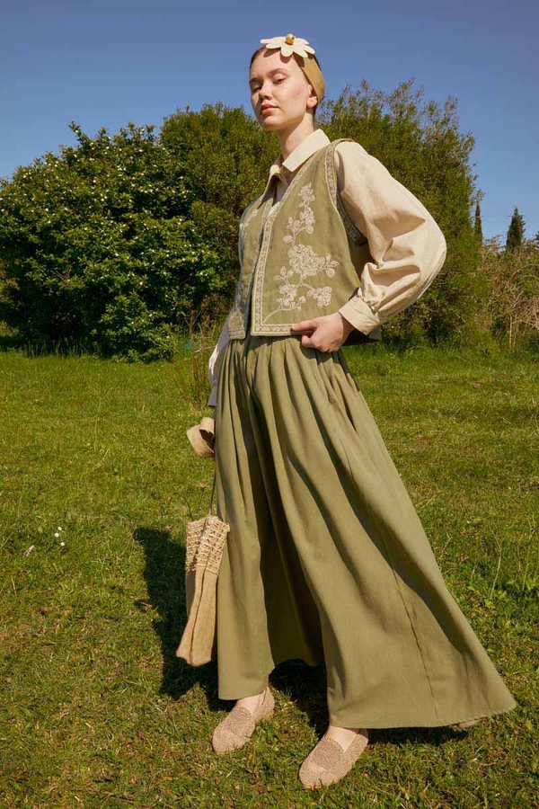 Tomurcuk Etek Takım Haki - 6