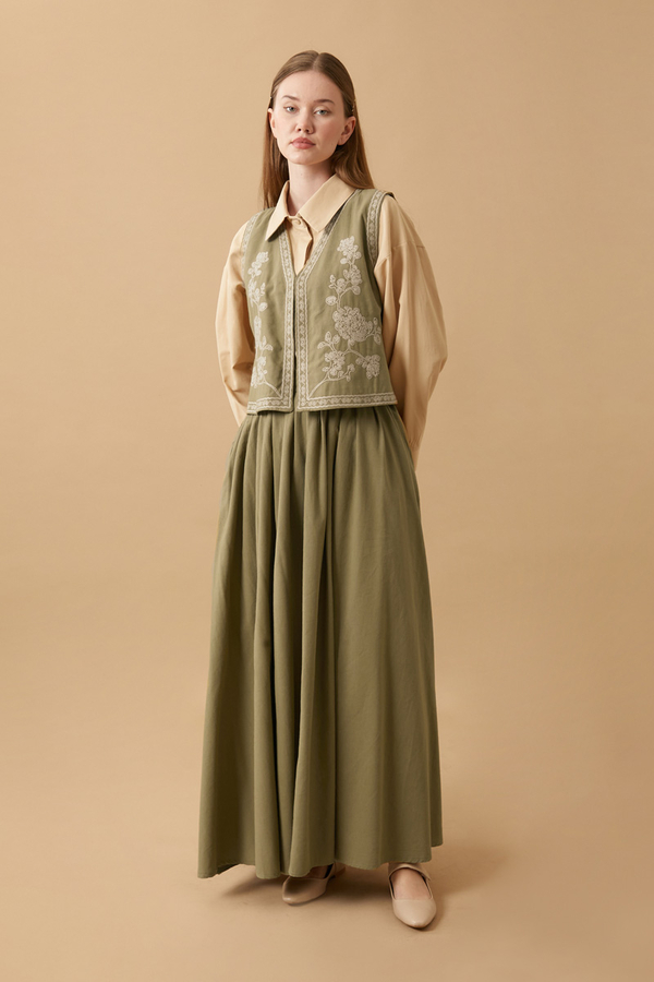 Tomurcuk Etek Takım Haki - 15