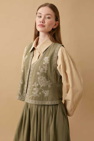 Tomurcuk Etek Takım Haki - 19