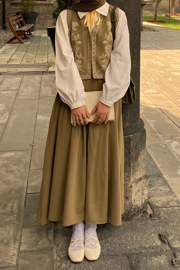 Tomurcuk Etek Takım Haki - 1