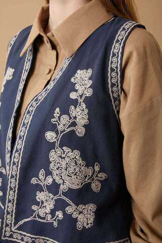 Tomurcuk Etek Takım Lacivert - 3