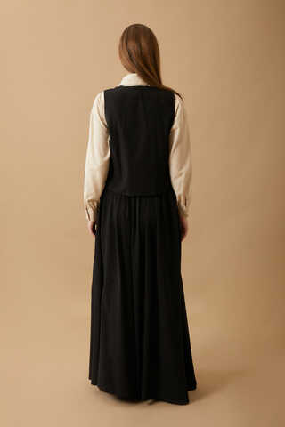 Tomurcuk Skirt Set Black - 12
