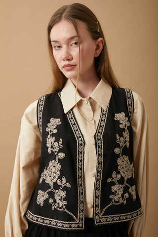 Tomurcuk Skirt Set Black - 6