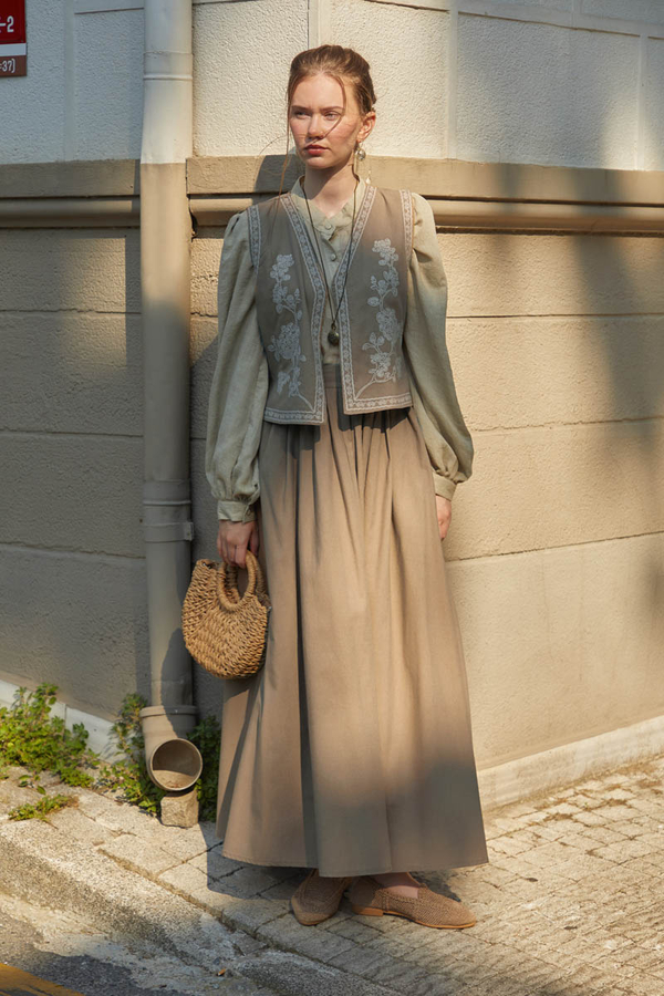 Tomurcuk Skirt Set Camel - 7