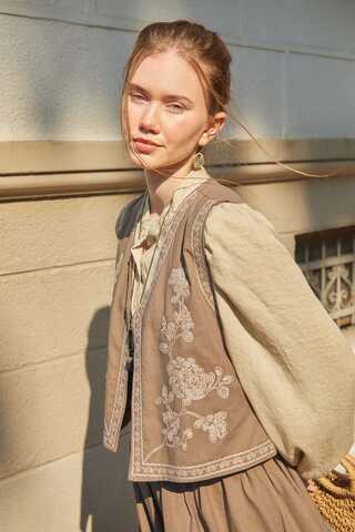 Tomurcuk Skirt Set Camel - 8