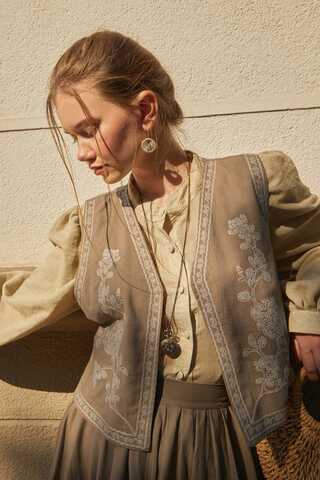 Tomurcuk Skirt Set Camel - 6