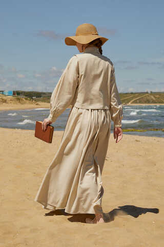 Tomurcuk Skirt Set Stone - 14