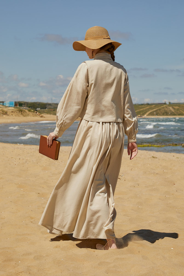 Tomurcuk Skirt Set Stone - 14