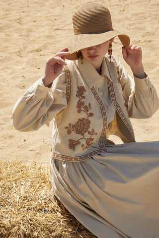 Tomurcuk Skirt Set Stone - 3