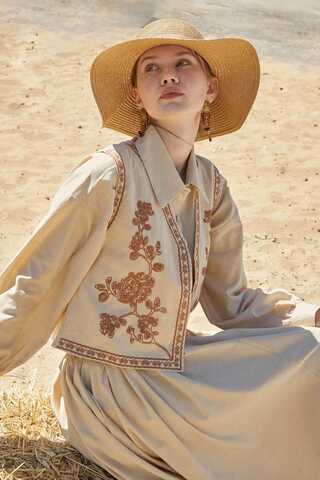 Tomurcuk Skirt Set Stone - 6