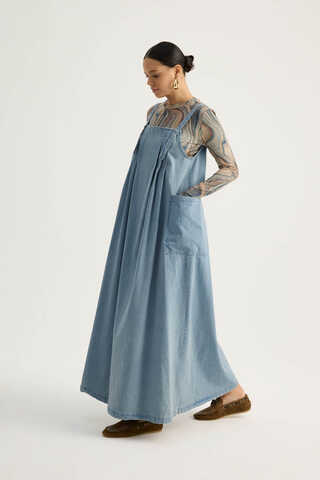 Torba Cepli Denim Jile Buz Mavisi - 9