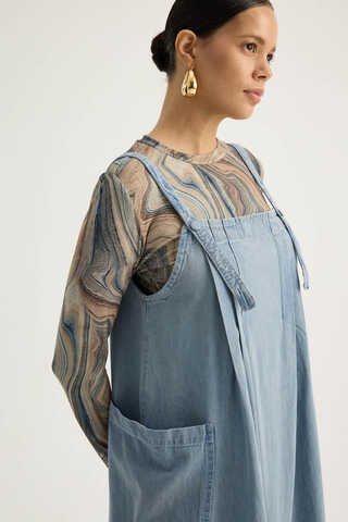 Torba Cepli Denim Jile Buz Mavisi - 15