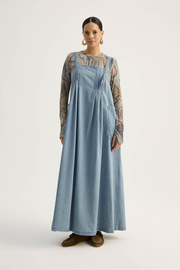 Torba Cepli Denim Jile Buz Mavisi - 2