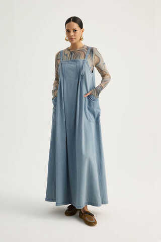 Torba Cepli Denim Jile Buz Mavisi - 3